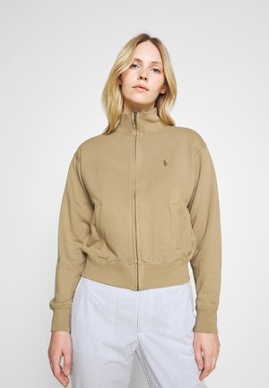 RHINESTONE LOOPBACK - Kurtka sportowa - boating khaki