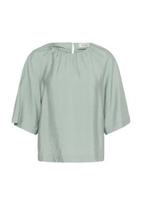 VERED Bubble-Sleeve Blouse - Soft Blue