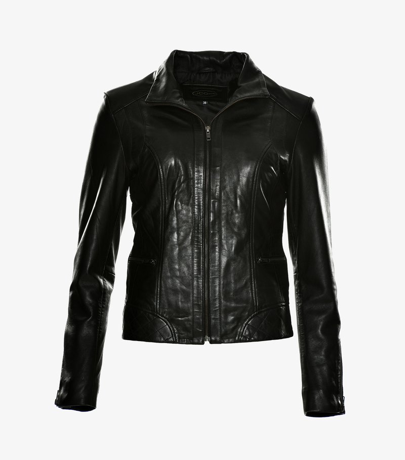 JCC Lederjacke - black