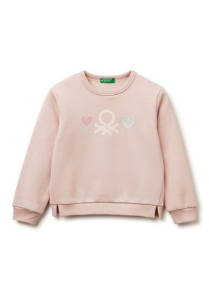 WITH GLITTERY PRINT - Felpa - pink