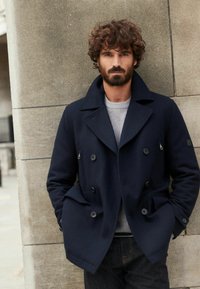 Next RICH PEA - Kurzmantel - navy blue
