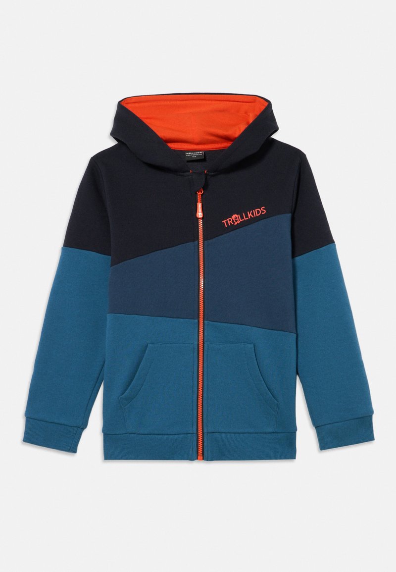 Trollkids Sweater met rits blauw Trollkids Sweater met rits blauw