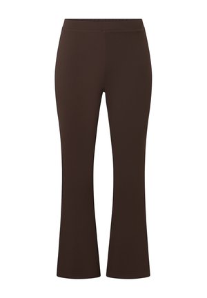 Ellos Plus collection, BOOTCUT-TREGGINGSE. - Bukser - dark brown