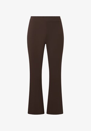 Ellos Plus collection, BOOTCUT-TREGGINGSE. - Bukser - dark brown