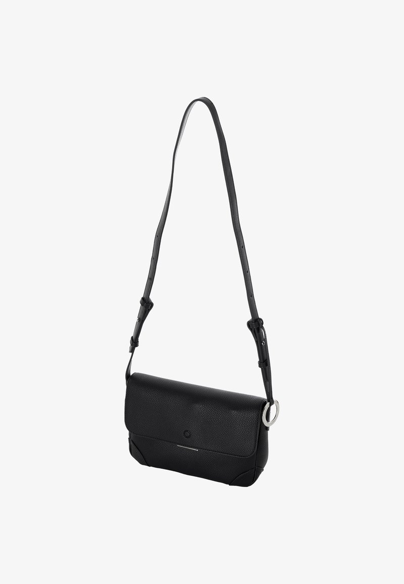 O Bag NUBBY - Axelremsväska - black plain