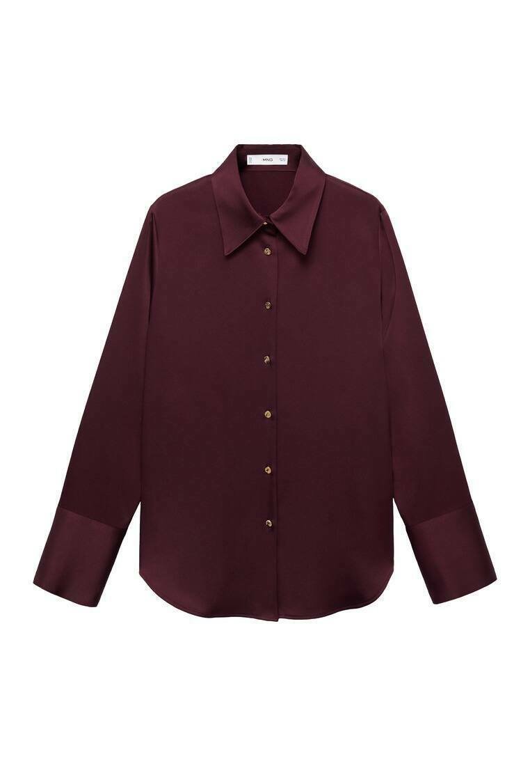 Chemisier Bordeaux Senes - Taille Unique, Neuf Avec Étiquettes (Prix D'Origine 69€), Manches Longues