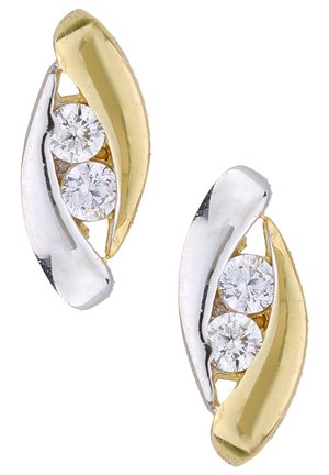 DIAMANT L'ÉTERNEL ALMOND SHAPE - Boucles d'oreilles - gold coloured