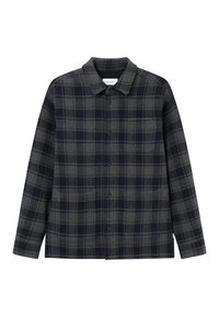 Les Deux JASON OVERSHIRT 2.0 - Ing - charcoal/dark navy