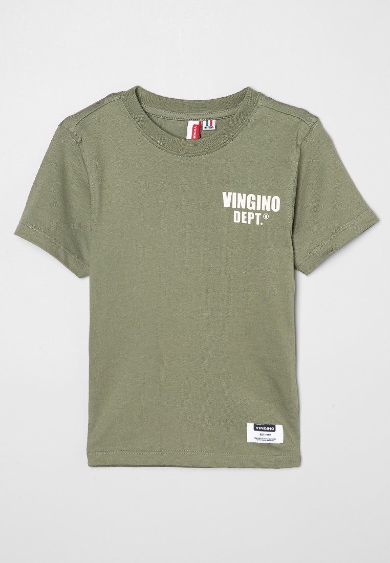 VINGINO T-shirt print olijfgroen VINGINO T-shirt print olijfgroen
