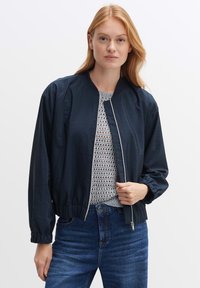 OPUS - JENCO SHINE - Bomber Jacket - coal blue Thumbnail Image 1