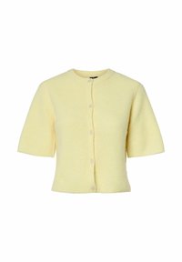 PCSILLY O-NECK - Gilet - pale banana