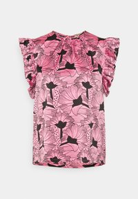 Stella Nova BOLETTE - Μπλουζάκι με στάμπα - black/pink