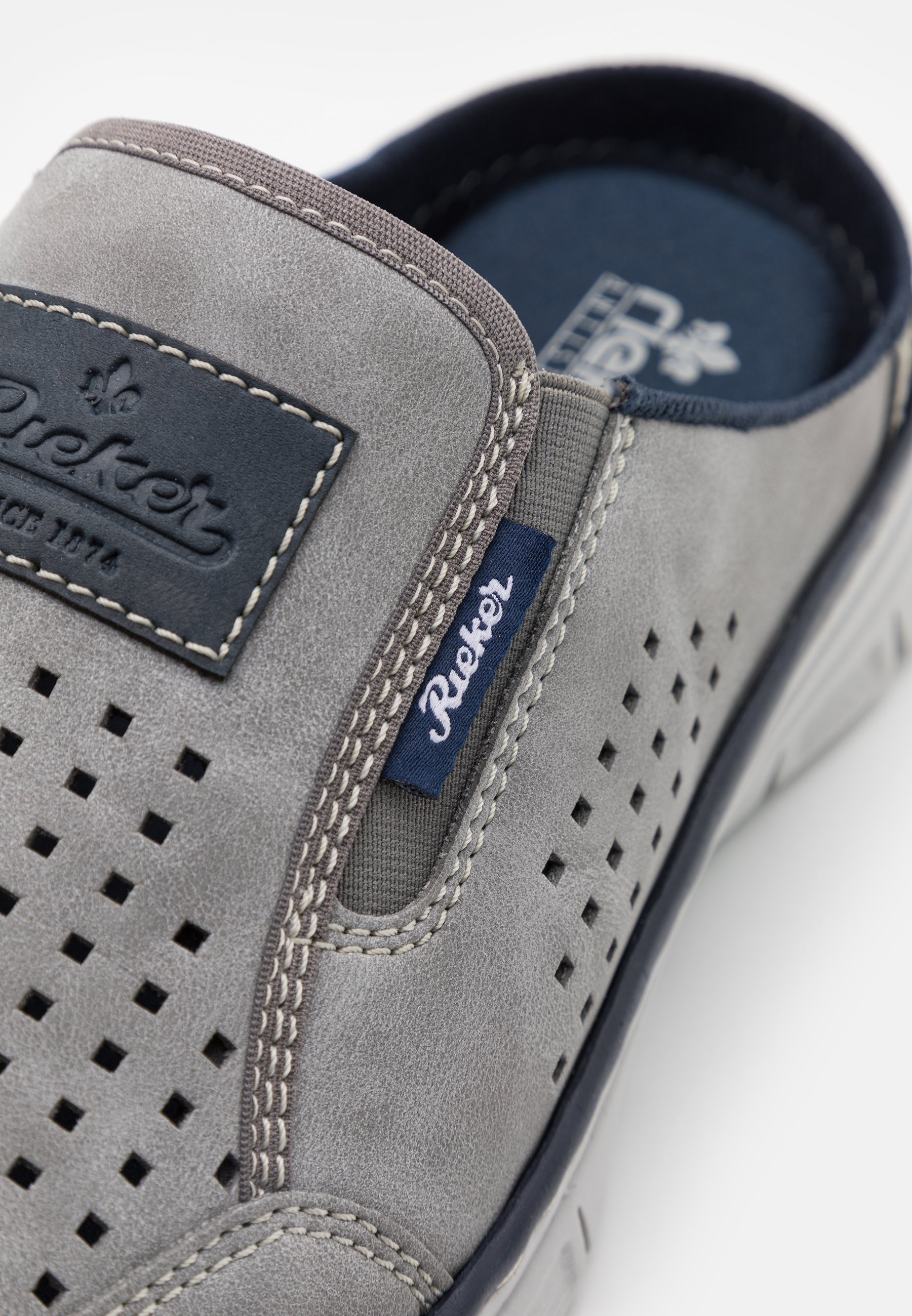 Rieker Clogs - grigio/denim/Grijs - Zalando.nl