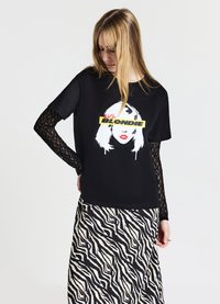 Calliope BLONDIE - T-shirt con stampa - ultrablack