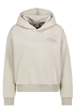 MINI-PRINT - Kapuzenpullover - beige