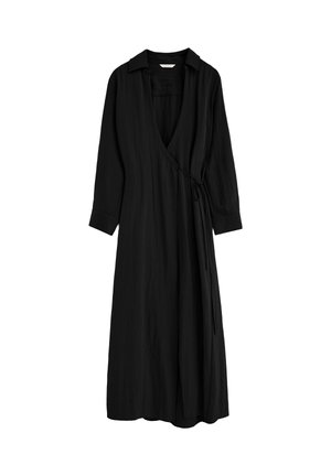 Polo Club, KLEIDER WOMAN ARETHA DRESS LONG SLEEVE RELAXED FIT - Vestido largo - black