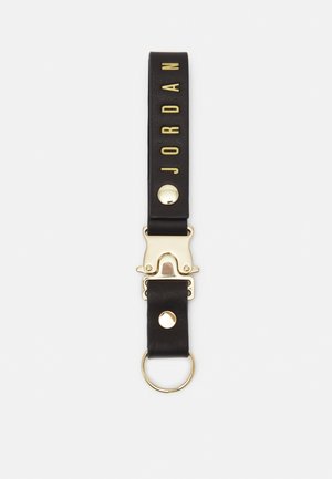 LUXE LANYARD - Sleutelhanger - black/metallic/goldcolred