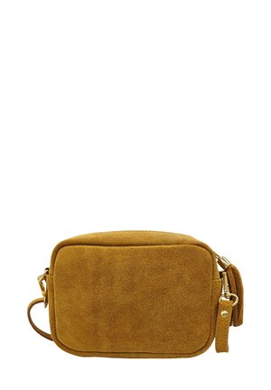 POMPON - BANDOULIÈRE - Sac bandoulière - nubuck camel