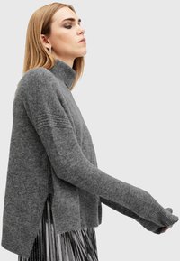 AllSaints SPARK 2-IN-1 - Vestito lungo - grey marl silver