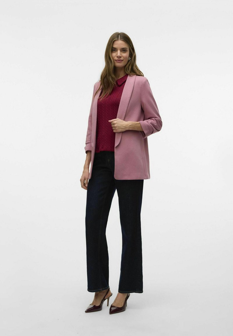 Veste Tailleur Rose - Taille 34, Occasion Très Bon état, Sans Marque