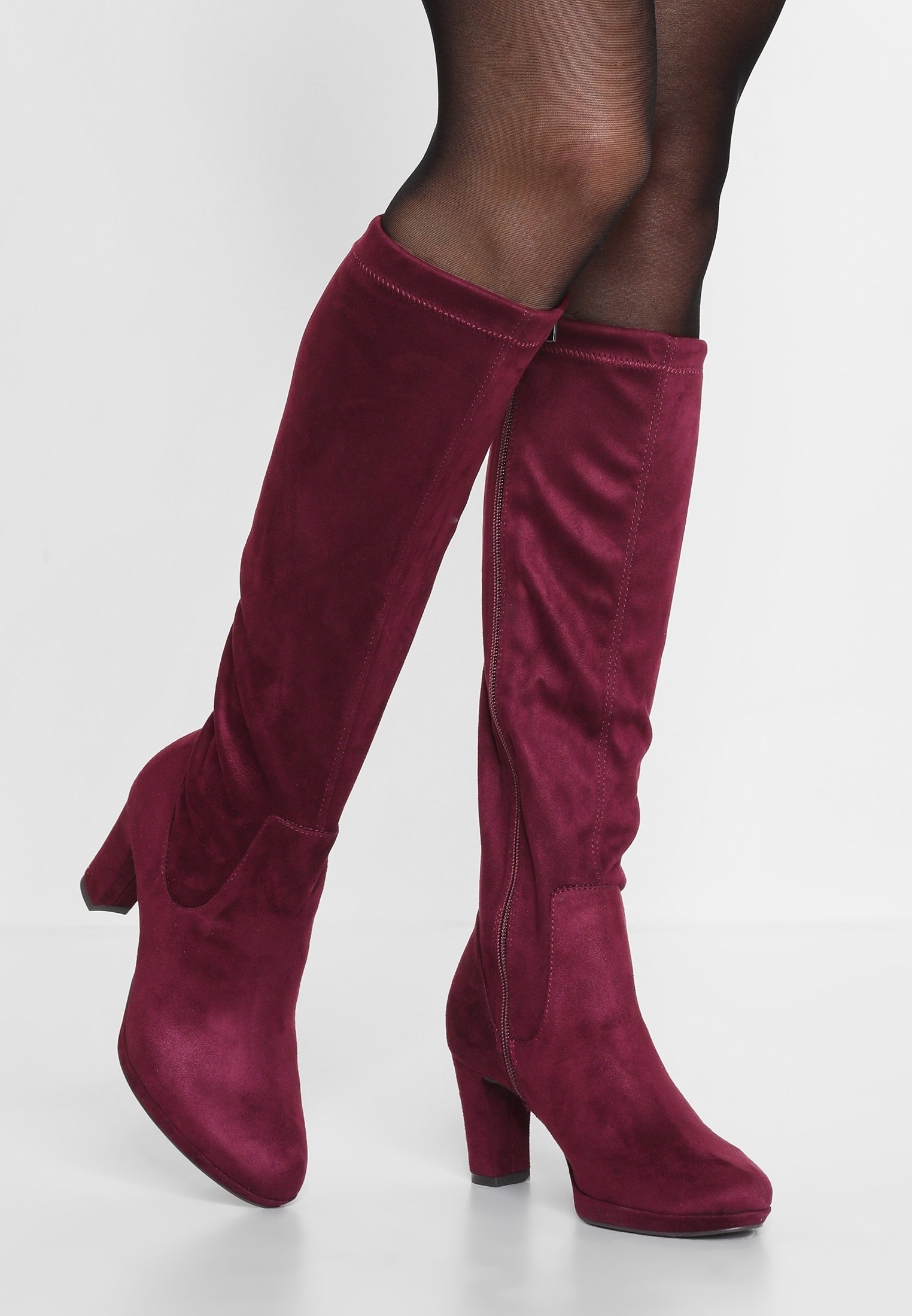 Bordeaux Tamaris Stiefeletten Rote Sohle Tamaris Stiefel Dark Red