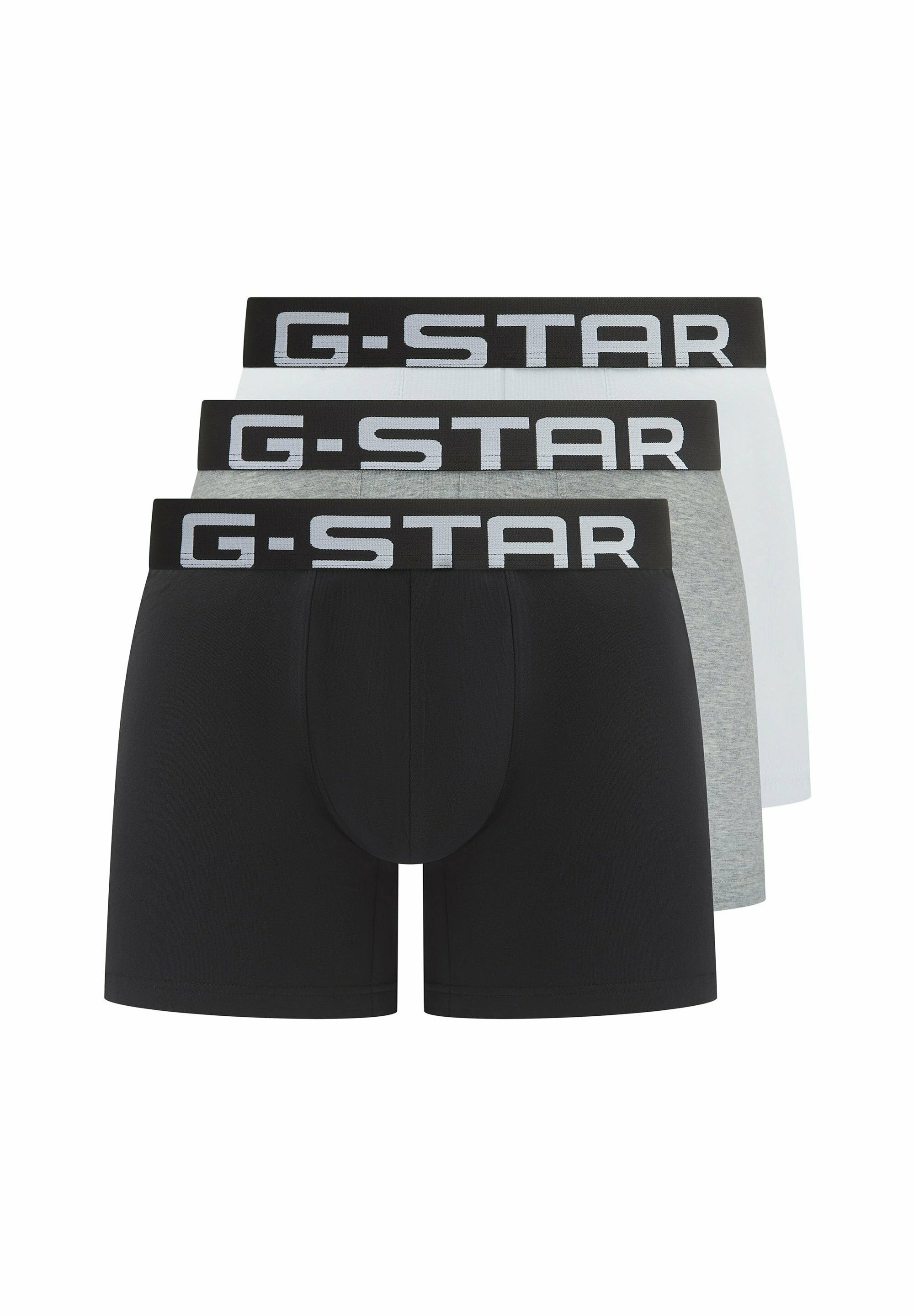G-STAR 3ER PACK OAK Boxers weiß grau schwarz/wit - Main Image
