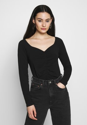 Langærmede T-shirts - black