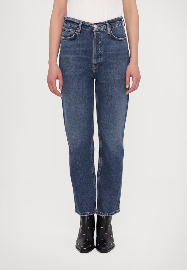 90S PINCH WAIST CROP - Straight leg jeans - solace