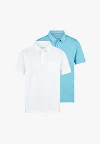 Unausgewählt, türkis/weiß