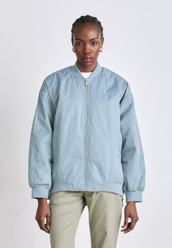 LONG  - Bomber Jacket - lead