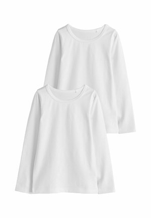Next, LONG SLEEVE VESTS 2 PACK - Pitkähihainen paita - white