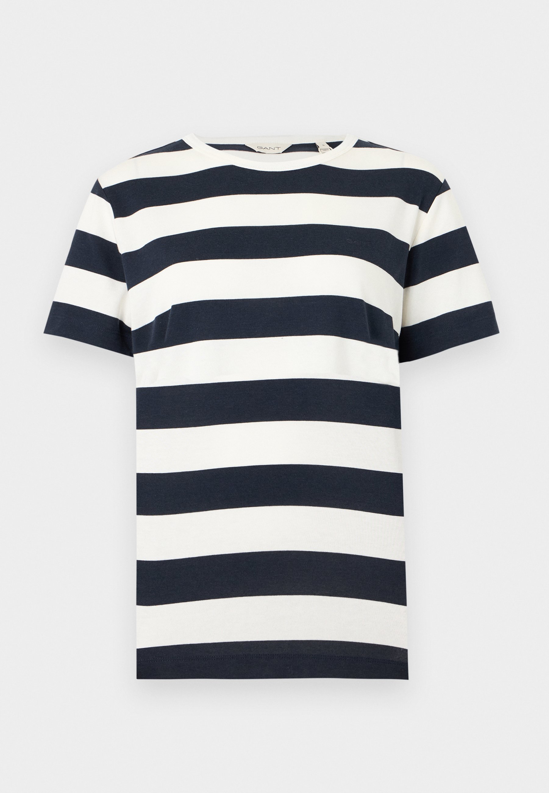 GANT BRETON STRIPED - Triko s potiskem - evening blue