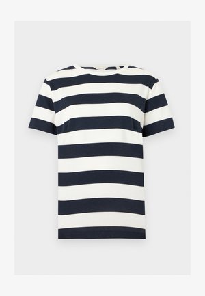 GANT, BRETON STRIPED - T-shirts med print - evening blue