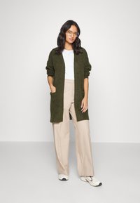 Selected Femme SLFLULU NEW LONG CARDIGAN - Kardigán - kalamata