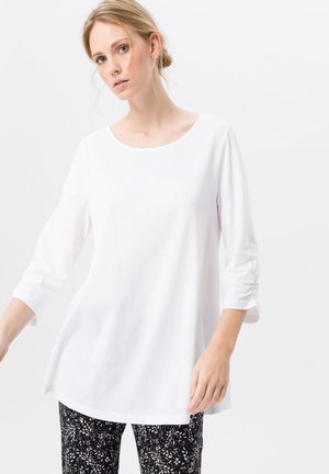 3/4 Arm - Langærmede T-shirts - weiß