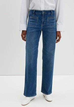 someday., Jean flare - dark-blue denim