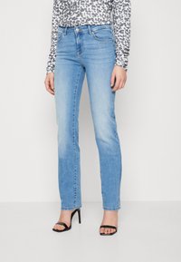 ONLY - ONLALICIA  - Jeans straight leg - medium blue denim Miniatyrbilde 1