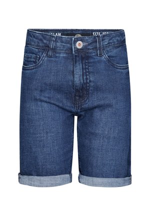 BASSANO DENIM TEAL - Jeansshorts - dark faded