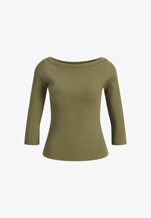JJXX, JXFIFI STR 3/4 BOATNECK TOP JRS NOOS - Longsleeve - burnt olive