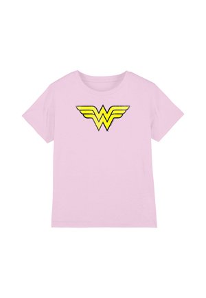 Warner Brothers, DC WW LOGO DISTRESSED UNISEX - Print T-shirt - pink