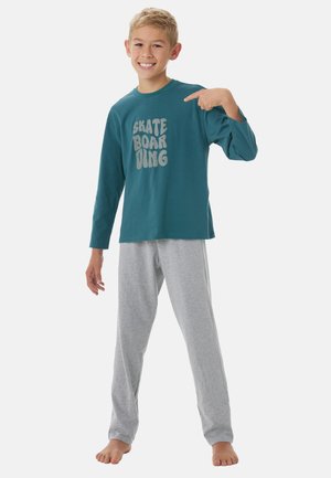 Schiesser, NIGHTWEAR SET - Pyjama set - tiefseegrün