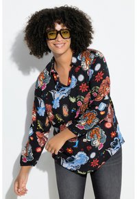 Angel of Style COMIC-TIGERMUSTER LANGARM - Bluse - black