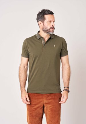 DEELUXE, SLATE - Polo - dunkles khaki