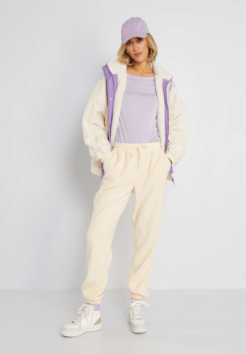 KIABI T-shirt basic donkerroze KIABI T-shirt basic donkerroze