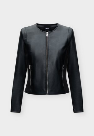 ONLY, ONLBITTEN - Kožená bunda - black