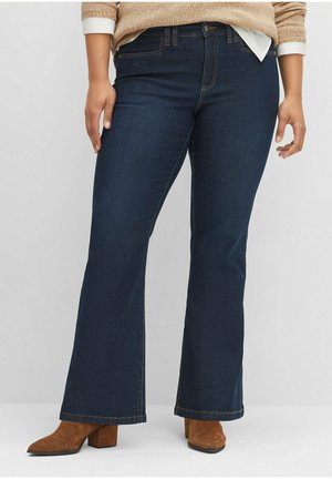 Sheego, Bootcut jeans - dark blue denim