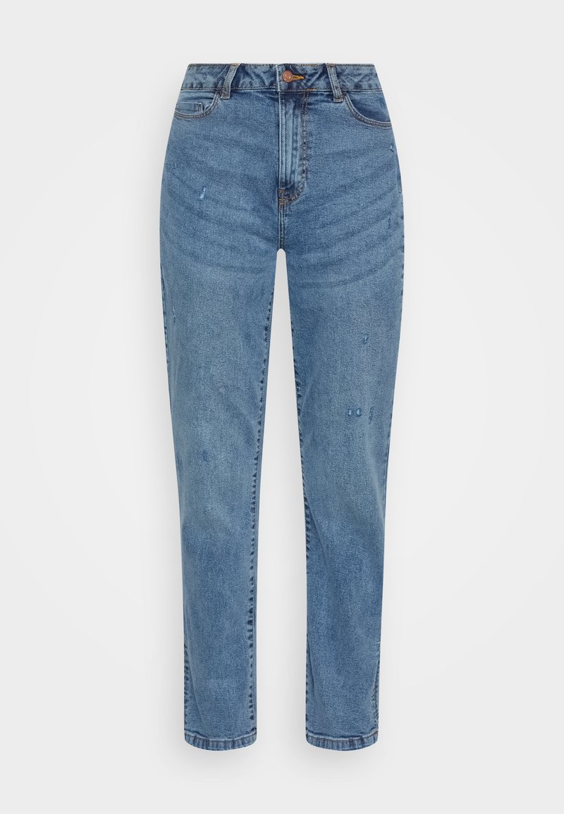 Noisy May Straight leg jeans donkerblauw denim