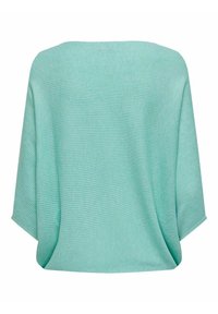 JDY JDYNEW BEHAVE BATSLEEVE - Stickad tröja - aqua sky