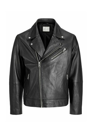 Jack & Jones PREMIUM, Biker Biker - Giacca di pelle - black