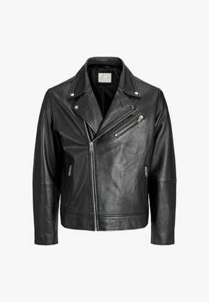 Jack & Jones PREMIUM, Biker Biker - Giacca di pelle - black